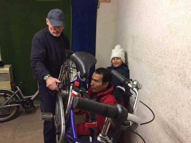 Kleine und große Fahrradschrauber